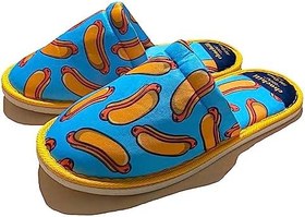 Resim Chochili Unisex Hot Dog Desenli Yumuşak Tabanlı Ev Terliği(42-43) 