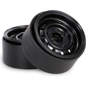 Resim Tenfowee 1/10 Rc Tırmanıcı Araçları İçin 1.9 İnç Metal Kilitli Jant, 12 Delikli, Trx4 Scx10 Rc4wd Uyumlu, Siyah, 2 Adet 