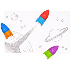 Resim Ooly Blast Off Silgi & Kalemtıraş - Kırmızı - 6 YAŞ VE ÜZERİ 
