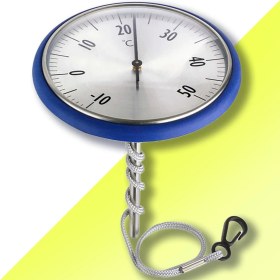 Resim Sevgift Tfa 40.2005 Havuz Termometresi Analog Pool Thermometer Yüzer Havuz Isı Ölçer 