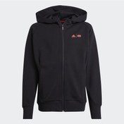 Resim Adidas Iv9635 J Sw Zne Fz Hd Erkek Çocuk Sweat Hırka Siyah 