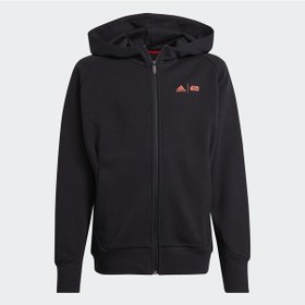 Resim Adidas Iv9635 J Sw Zne Fz Hd Erkek Çocuk Sweat Hırka Siyah 