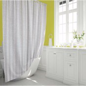 Resim Tropik Banyo Duş Perdesi Çift Kanat 2x110x200cm 