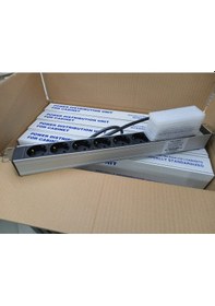 Resim 9" 1U 6'lı Schuko Sigortalı Alüminyum Rack Kabin PDU(10 ADET) 