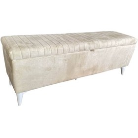 Resim Sandıklı Puf(Bench)-Ayakucu Pufu- 150 cm-Pedli Döşeme-Tek Parça 