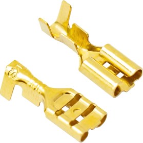 Resim 500 Adet 4,8 mm Dişi Fiş Tırnaksız Terminal Kablo Ucu SF1D Mini 