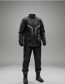 Resim Motosiklet Ve Bisiklet Lüx Yağmurluk Takım Waterproof Oxford Kumaş Astarlı Yağmurluk Takımı 