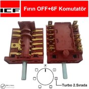 Resim Popüler Pamukkale 6210 Icf 496 Uyumlu Ankastre Fırın Kademe Anahtar 