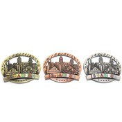 Resim İstanbul Temalı Metal Magnet Yuvarlak Tasarım 