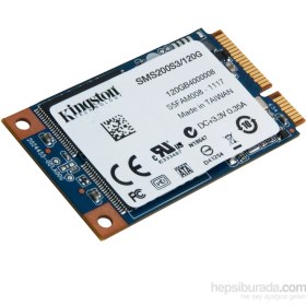 Resim Kingston SSDNow 120GB 550MB-520MB/s mSATA SSD (SMS200S3/120G) 