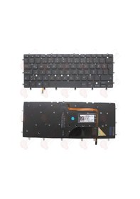 Resim Dell Uyumlu inspiron P41F, P41F001 Klavye Tuş Takımı Tuş Seti Led Işıklı Siyah Türkçe 