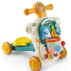 Resim Baby2Go 4'ü 1 Arada Çok Fonksiyonlu Aktivite Masası Yürüteç - Yeşil 