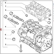 Resim Lancia 71739308 Motor Blogu (BOŞ) Alfa Romeo 2.2 