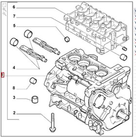 Resim Lancia 71739308 Motor Blogu (BOŞ) Alfa Romeo 2.2 