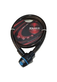 Resim Bisiklet ve Motosiklet Kilidi 15X1000 mm Anahtarlı Kilit Siyah 