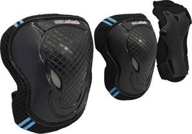 Resim Çocuk Scooter & Paten Koruma Seti – Kaliteli Dizlik ve Dirseklik Seti (S) Mavi FR37715 