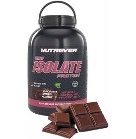 Resim Nutrever Whey Isolate Çikolata Aromalı Izole Protein Tozu 900 Gr 