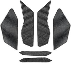 Resim 6 Parça BMW GS1300 2025 ile Uyumlu Kaydırmaz Tank Pad - 6D Karbon | Çizilmeye Karşı Kalkan, Motosiklet Tank Pad | Üstün Kavrama - GC65 