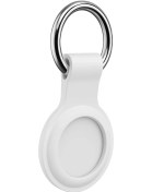 Resim Airtag Anahtarlıklı Silikon Kılıf A010 Darbeye Dayanıklı Kaybolmaya Karşı Tam Koruma Kolay Tak-çıkar Airtags İle Uyumlu Koruyucu Anahtarlık Beyaz 10" 