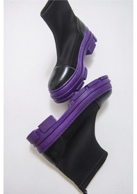 Resim Luvishoes Bendıs Siyah Mor Scuba Kadın Bot Mor - Siyah 