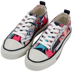 Resim Dogo Kadın Vegan Çok Renkli Sneakers - Lollipop Riot Tasarım 