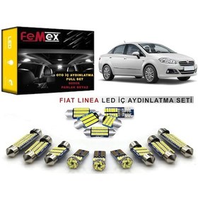 Resim Femex Fiat Linea Led İç Aydınlatma Ampul Seti Femex Parlak Beyaz 