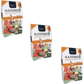 Resim Nature Plan Sandmix Grit Natural Kuş Kumu 3 x 250 G 