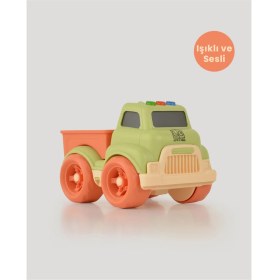 Resim Yeşil Sesli ve Işıklı Minik Pikap 