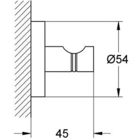 Resim Grohe Essentials Banyo Askısı 40364A01 