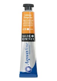 Resim Daler Rowney Aquafine Tüp Sulu Boya 8ml 619 Cadmium Orange Hue 