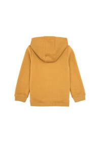 Resim U.S. Polo Assn. Erkek Çocuk Hardal Fermuarlı Kapüşonlu Örme Hırka 50313852-VR151 