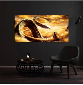 Resim Anime Ejderha Kanvas Tablo 