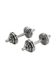 Resim Ckspor 2 Adet 15 Kg Krom Dumbell Seti Çantalı Döküm Plaka Dambıl Seti Cks15 