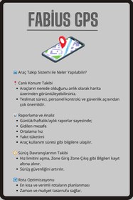 Resim Fabius Gps Takip Cihazı Ve Araç Takip Sistemi 