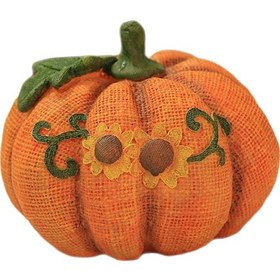 Resim Homyl Yapay Kabaklar Güz Cadılar Bayramı Mevsimlik Ev 15cmx14cmx11cm 
