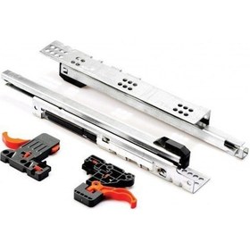 Resim SAMET SMART 40 CM KISMİ AÇILIM FRENLİ ÇEKME RAYI MANDAL DAHİL 