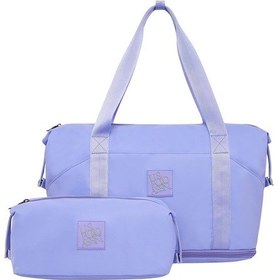 Resim U.s. Polo Assn. U.s. Polo Assn 24000 Anne Bebek Bakım Çantası İç Çantalı Genişleyebilir Omuz Çantası Günlük Kol Çanta Lila-1507 Lila 