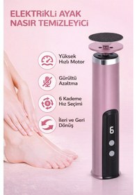 Resim 2'si 1 Arada Elektrikli Ayak Nasır Sökücü, 9 Ayarlanabilir Hızda Şarj Edilebilir Ölü Deri 