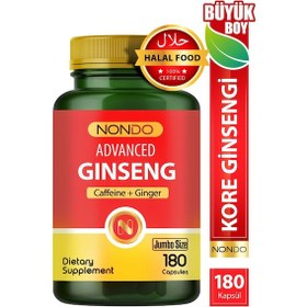 Resim Nondo Ginseng 180 Kapsül Jumbo Boy 