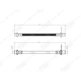 Resim SVAC 76-102 Fren Hortumu Arka Sağ Avensis 97-03 