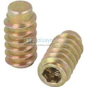 Resim M8 11,5x30 Mm. Zamak Metal Dübel-10 Adet 