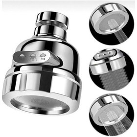 Resim İsaoğlu Yapı Musluk Başlığı Tazzik Basınç Ayarlı Mutfak Musluğu Bütün Evyelere Uygun Başlık Kademe Ayarlı 