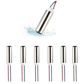 Resim 6 Adet Dc Çekirdeksiz Titreşim Motoru 7x25 Mm Su Geçirmez Titreşim Motoru 1-6 V 8000-2000 Rpm Titreşim Ekipmanları İçin Uygundur Huiliang 