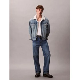 Resim Calvin Klein Erkek Mavi Kot Ceket 