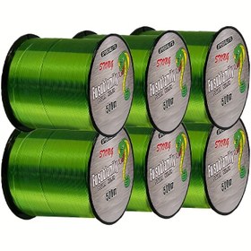 Resim 500m/547yds Yüksek Güçlü Monofilament Olta Dizisi - 1.29KG'dan 17.8KG'ye Yeşil, Tatlı ve Tuzlu Suyun Balıkçılığı İçin Dayanıklı ve Güvenli, Bass, Trout ve Mandarin Balığı Yakalamak İçin Mükemmel, Dayanıklı Diz|Güçlü Monofilament Diz|Nylon İnşaatı 