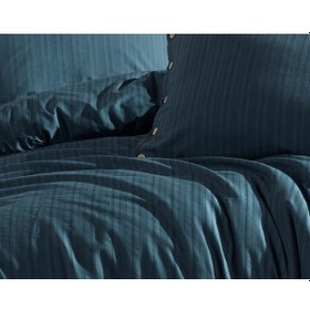 Resim Limasso Gofre Çift Kişilik Nevresim Takımı Paradiso Dress Blue 