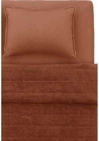 Resim Koza Home Lun Kiremit Yatak Örtüsü Takımı Çift Kişilik 9083 230 X 240 Kiremit 