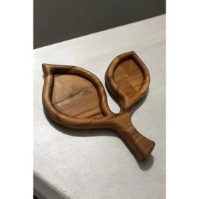 Resim Ayd Ahşap Portakal Yaprağı Çerezlik, Sunumluk, Ikramlık Şekerlik 