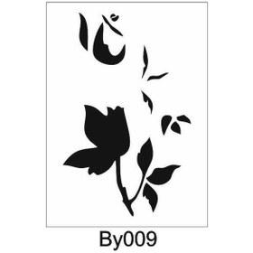 Resim Boyutlu Desen Stencil Şablon 15X20 By-009 