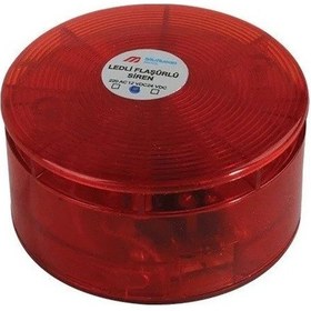 Resim Ledli Flaşörlü Elektronik Siren 24v 